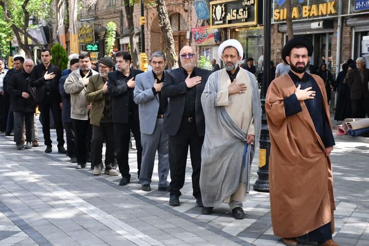 مردم خوی در سوگ شهادت امام جعفر صادق (ع)