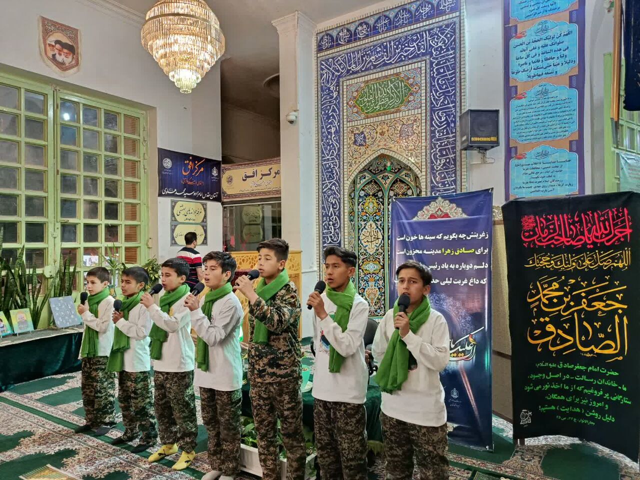 «سوگواره پیشوای صادق» در آستان امامزاده علوی(ع)