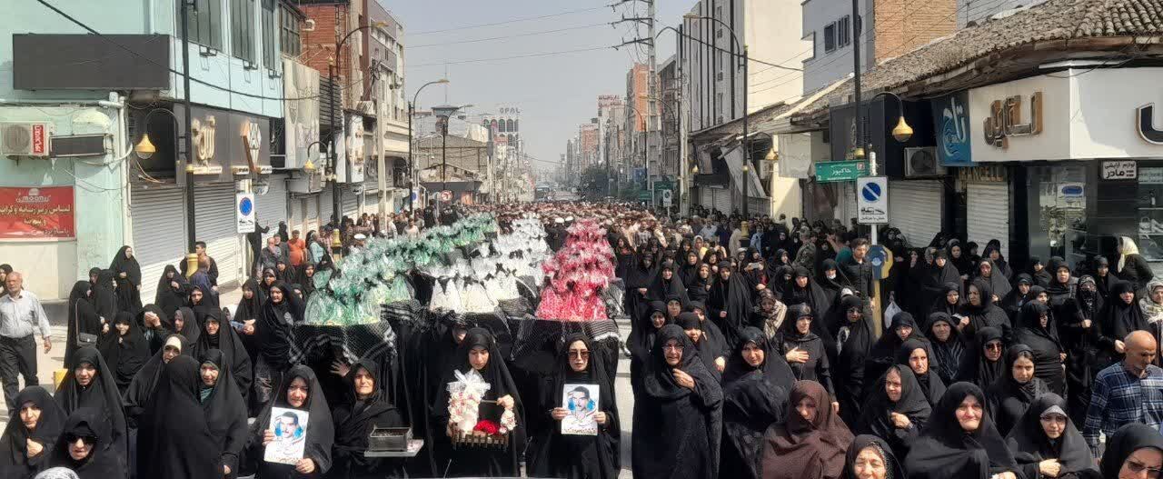 قهرمان آرامگرفت/ مردم برای شهیدشان سنگ تمام گذاشتند