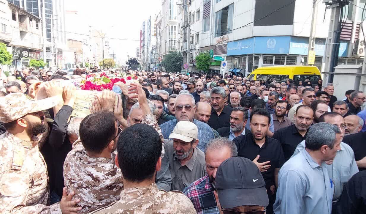 قهرمان آرامگرفت/ مردم برای شهیدشان سنگ تمام گذاشتند