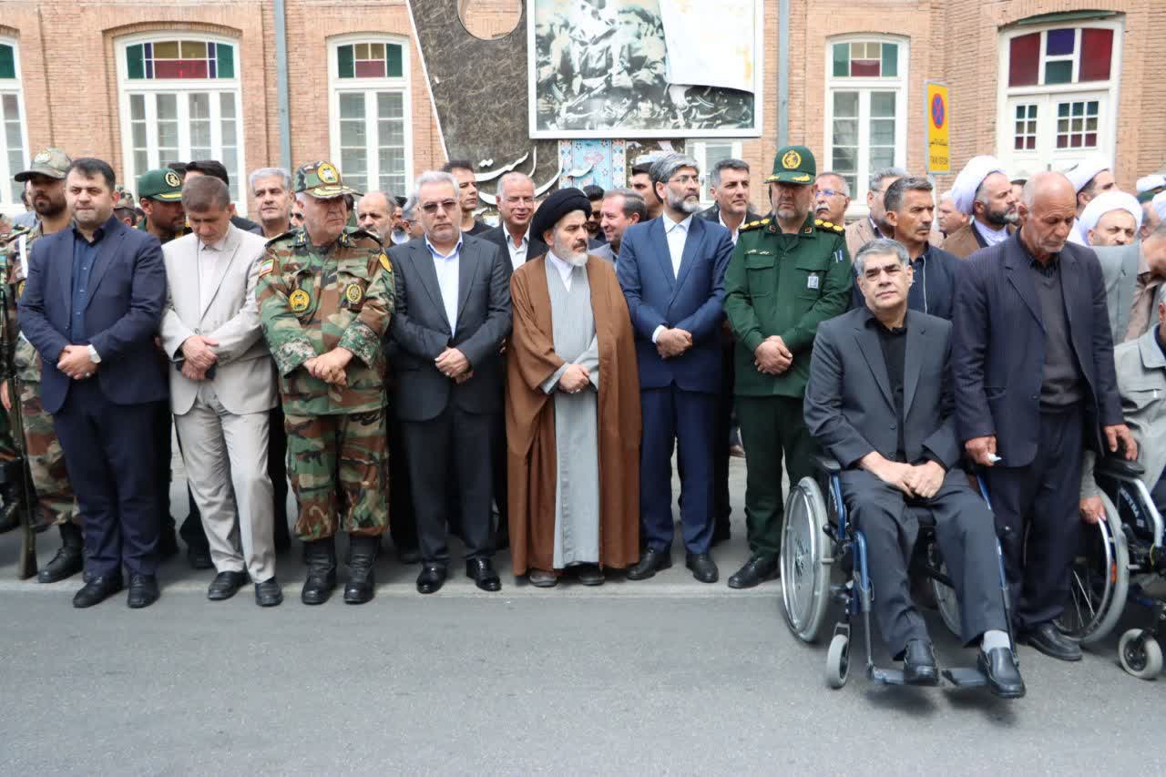 پیکر جانباز شهید «یوسف طالب مرندی» در ارومیه تشییع شد