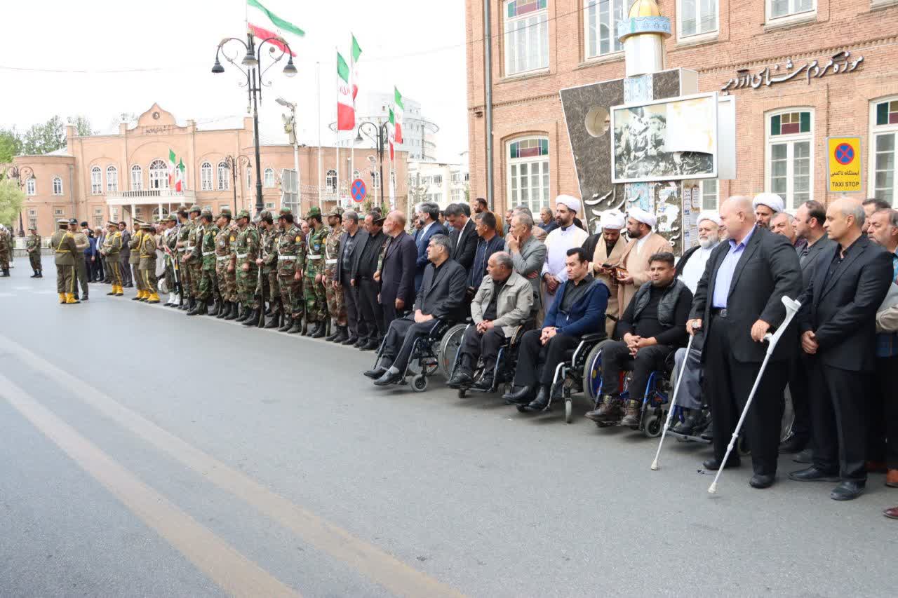 پیکر جانباز شهید «یوسف طالب مرندی» در ارومیه تشییع شد