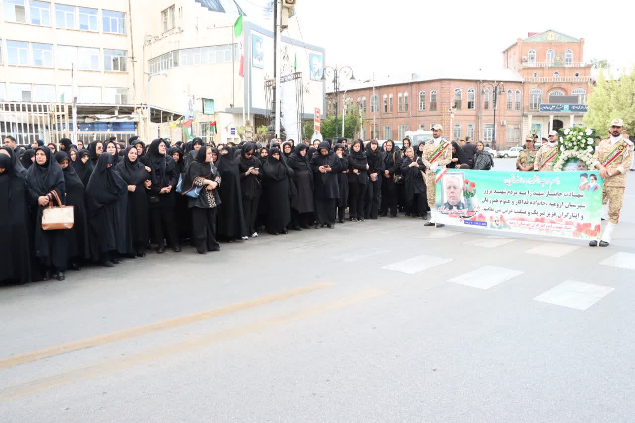 پیکر جانباز شهید «یوسف طالب مرندی» در ارومیه تشییع شد