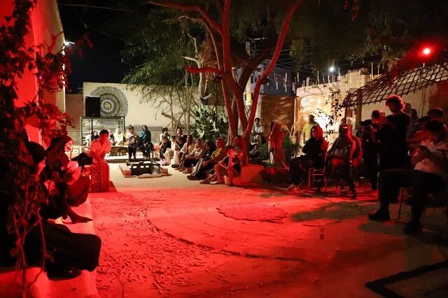 هفته هنر هرموز در عمارت چند درخت جزیره هزار رنگ برگزار شد