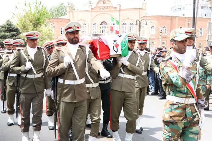 پیکر جانباز شهید «یوسف طالب مرندی» در ارومیه تشییع شد