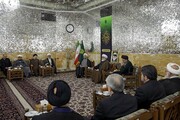 دیدار اعضای ستاد بزرگداشت دهه کرامت با تولیت آستان قدس رضوی