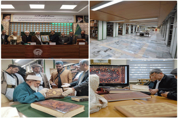 اهدای ۸۵۳ نسخه خطی و چاپ سنگی به کتابخانه رضوی در سال گذشته