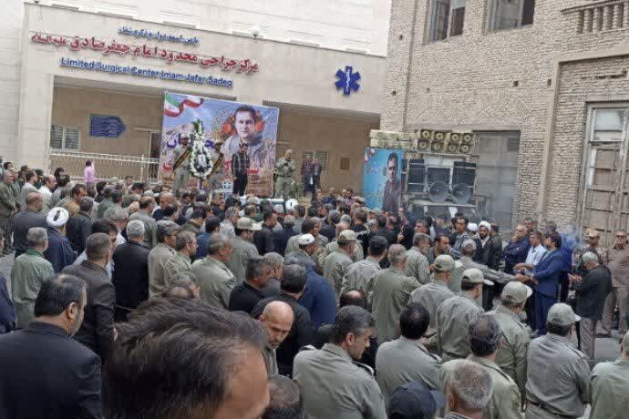 پیکر شهید «کاظم مصدق» محیط‌بان گلستانی تشییع و به خاک سپرده شد