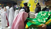 جشن تکلیف دختران آستانه اشرفیه در روز میلاد حضرت معصومه(س)
