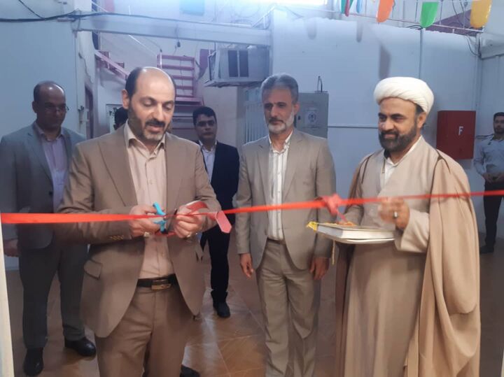 افتتاح کتابخانه‌ای در محیط‌ اصلاحی و کار درمانی حویق