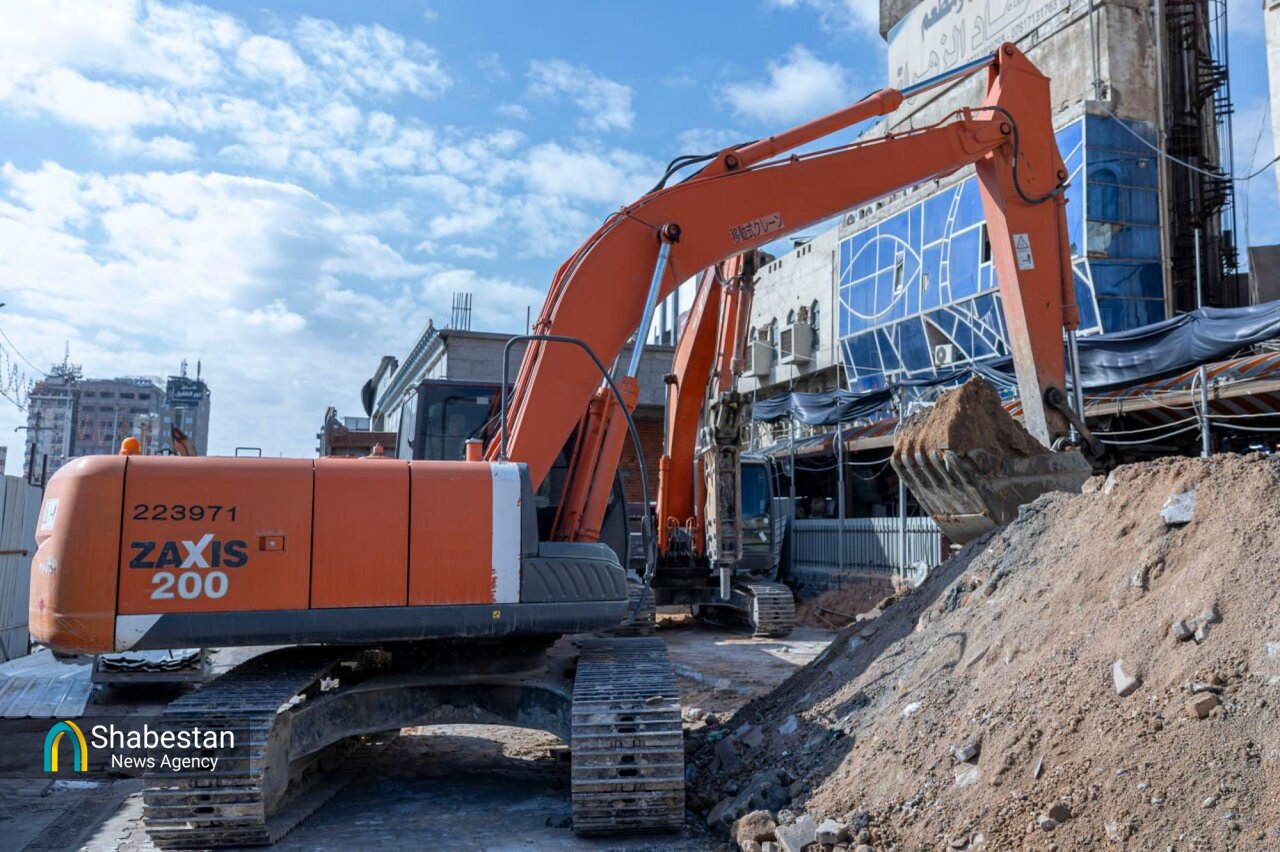 کار پروژه سرداب صحن باب القبله در آستان حضرت عباس(ع) ادامه دارد+ عکس