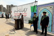 کلنگ‌زنی اولین مسجد نهضت ملی مسکن قم به مناسبت دهه کرامت