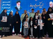 تکریم و معارفه فرمانده انتظامی استان کرمان با تجلیل از دختران شهدا توسط سردار رادان