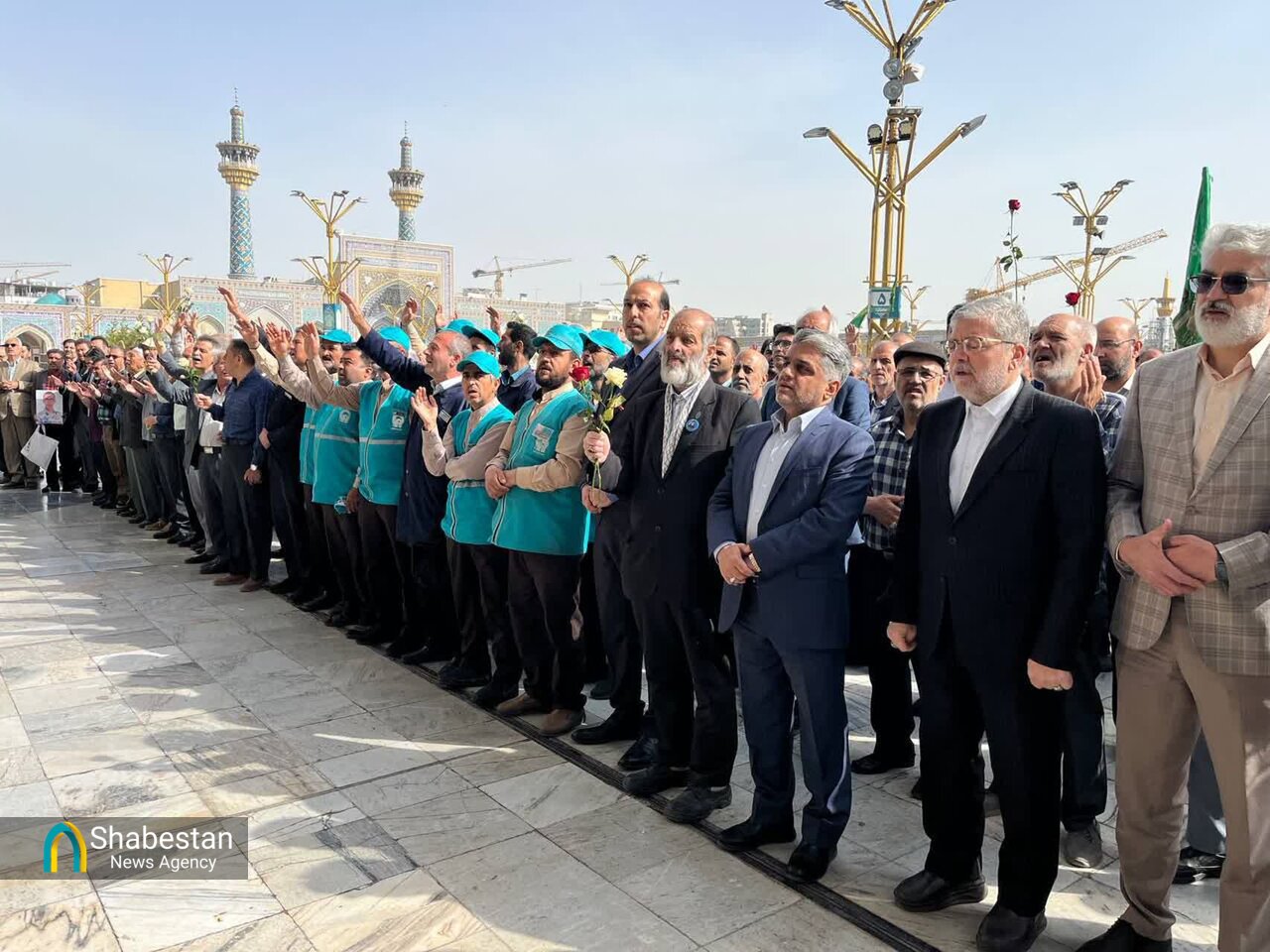 مراسم «اذن خدمت» خادمین شهر بهشت