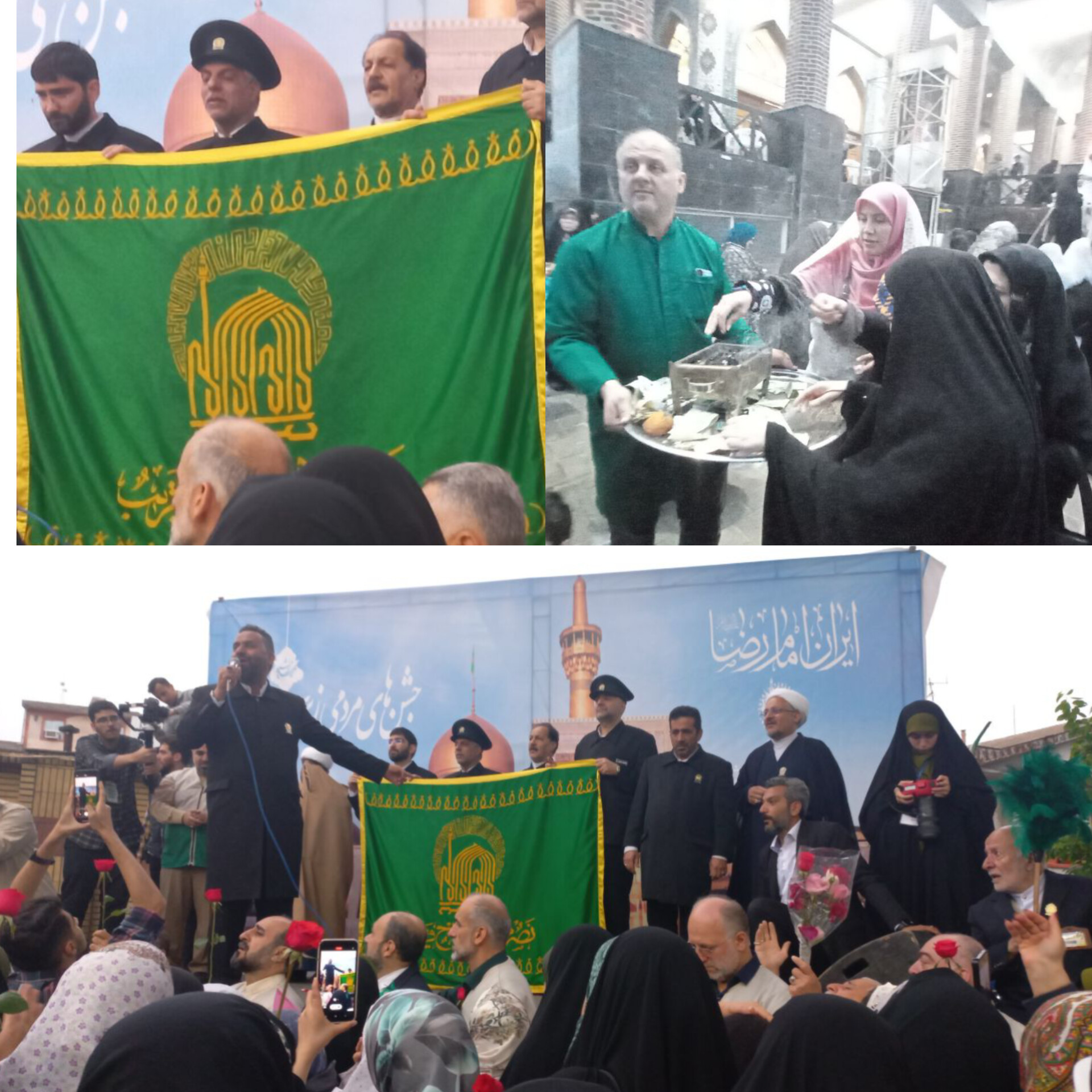 ذوق زیارت در چشمانی که برق میزد