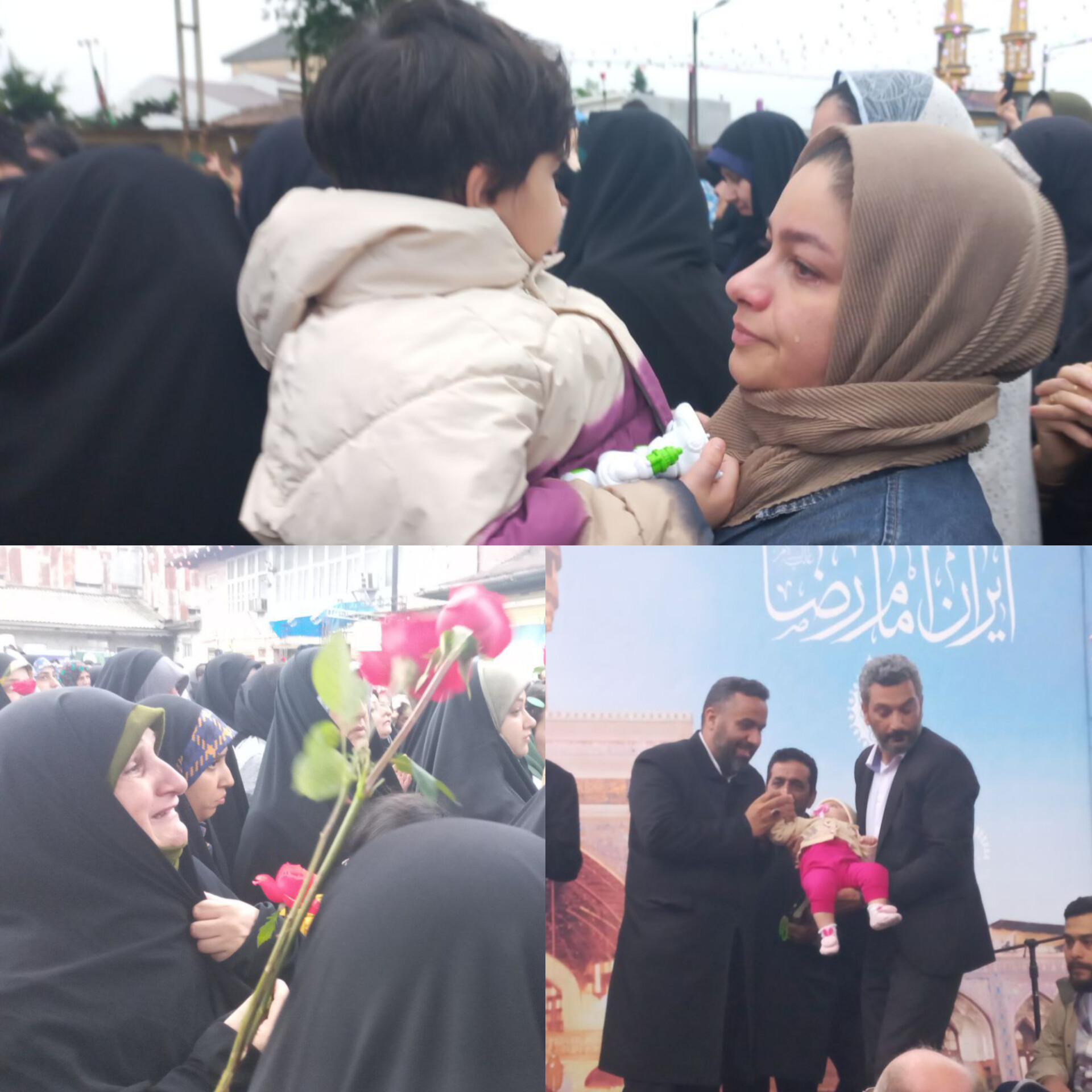 ذوق زیارت در چشمانی که برق میزد