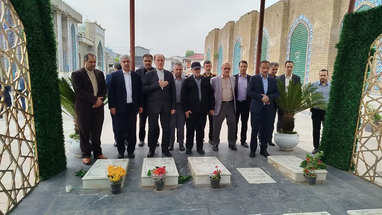 حضور نائب رئیس اول مجلس در آستانه اشرفیه