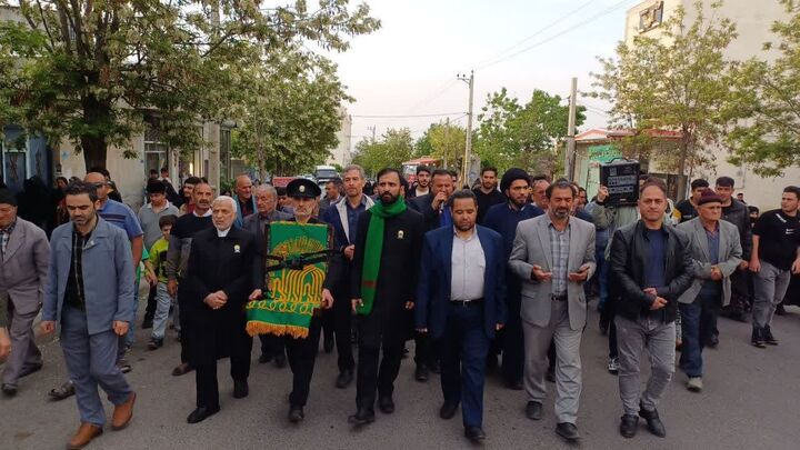 کاروان «زیر سایه خورشید» به لاهرود رسید