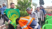 «کاروان خورشید»، بارانِ کرامت بر سرزمین تشنه نایین نشاند