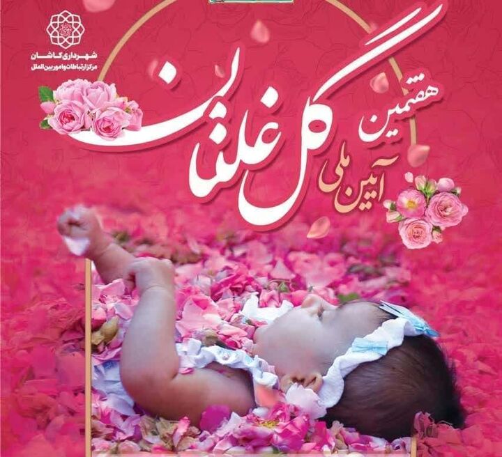 عطر گل محمدی در انتظار نوزادان؛ ثبت‌نام آیین ملی گل‌غلتان کاشان آغاز شد