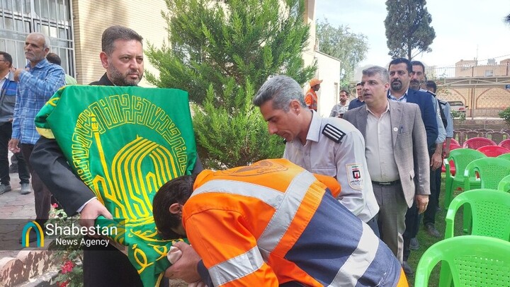 «کاروان خورشید»، بارانِ کرامت بر سرزمین تشنه نایین نشاند