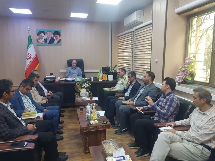 برگزاری جلسه هماهنگی و بررسی مکانیزه‌سازی پارکینگ بزرگ اربعین در مهران