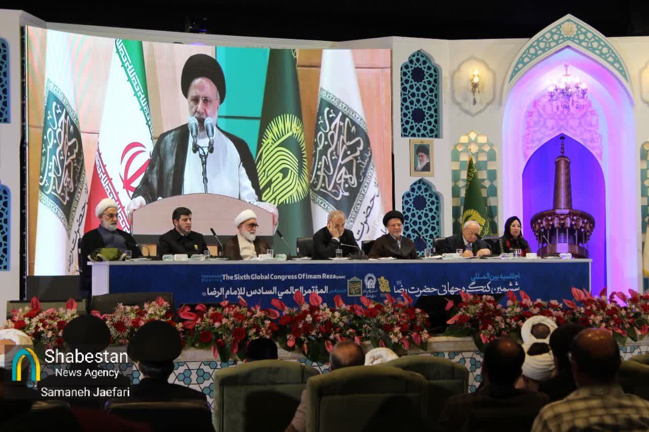 اختتامیه ششمین کنگره جهانی امام رضا(ع) با حضور رییس جمهور
