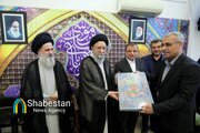 تجلیل از آیت‌الله نورمفیدی اسوه تعلیم و تربیت در گلستان
