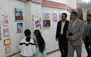 نمایشگاهی از نقاشی‌های کودکانه در شهرکرد گشایش یافت