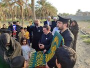 حضور کاروان زیر سایه خورشید در کهنوج