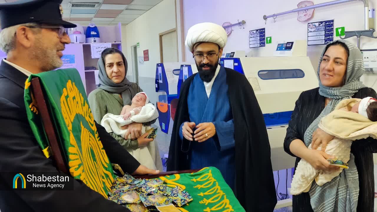 حضور کاروان خدام حرم رضوی در بیمارستان امام خمینی(ره) بروجرد