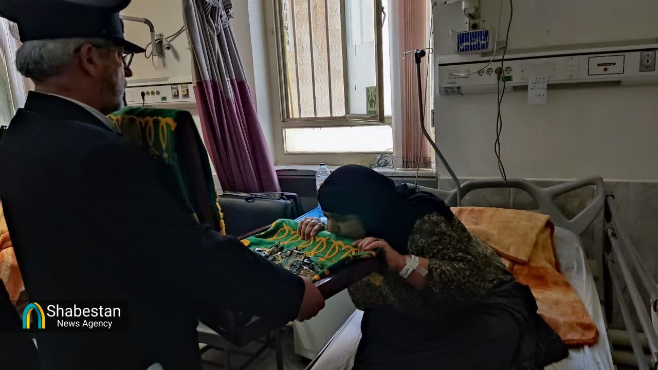 حضور کاروان خدام حرم رضوی در بیمارستان امام خمینی(ره) بروجرد