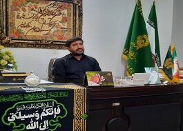 برافراشته شدن پرچم رضوی در هشت نقطه استان کرمانشاه