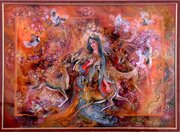 پایان مرمت تابلوی «حمایت» استاد فرشچیان در سعدآباد