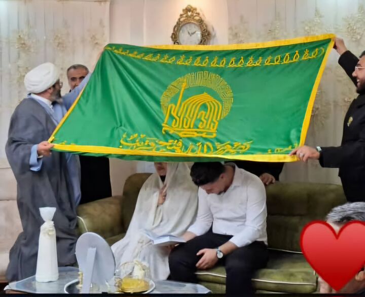 مراسم ازدواج دو عضو کانون مسجد زیر سایه خورشید