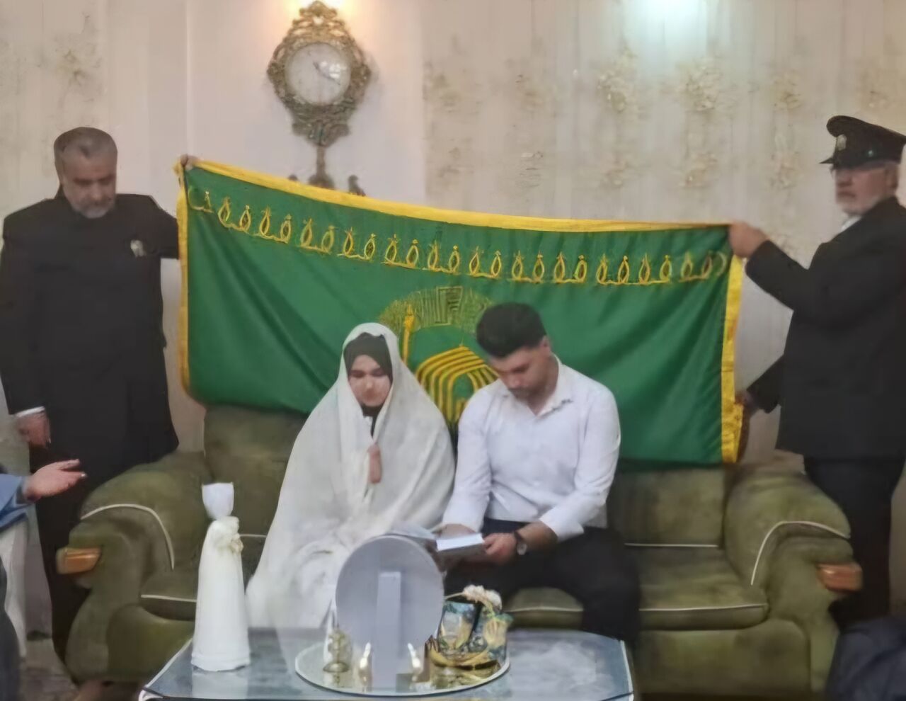 مراسم ازدواج دو عضو کانون مسجد زیر سایه خورشید