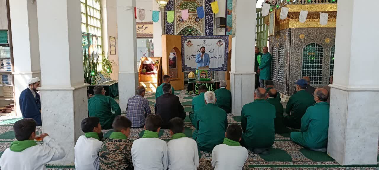 آئین غبارروبی ضریح امامزاده سید محمد علوی(ع)