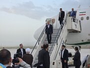 رئیس جمهور وارد کرمانشاه شد