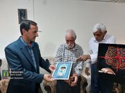 تکریم خانواده شهید گرجی با حضور معاون ستاد کانون‌های فرهنگی هنری مساجد کشور