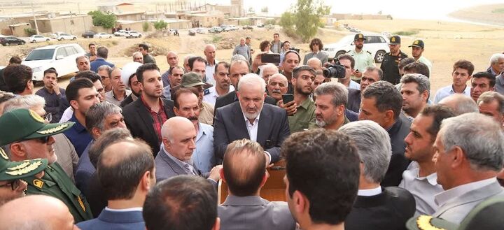 آغاز عملیات اجرایی پروژه آبرسانی «مجتمع ۱۸ روستایی گراویان شهرستان گیلان‌غرب»