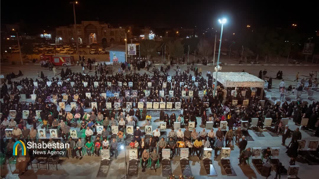 شبی با شهید گمنام؛ شب بارانی دلها در آران و بیدگل