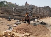 جوانان کانون فرهنگی هنری کمیل موکب آیت‌الله بروجردی را در عراق می‌سازند