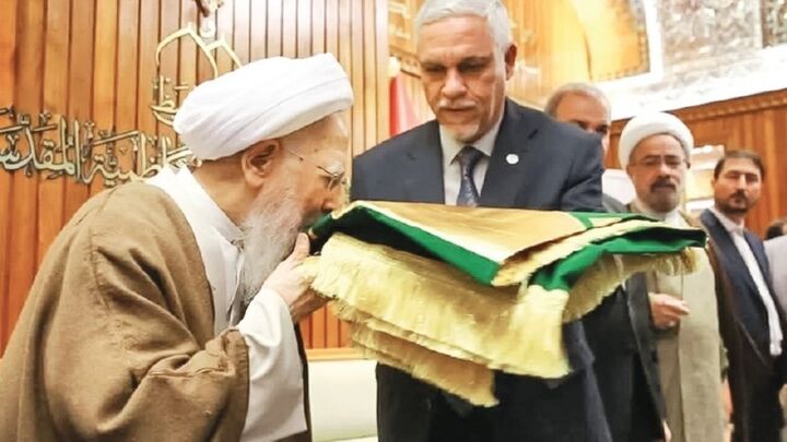 بازگشت آیت‌ الله جوادی آملی به کشور پس از سفر زیارتی به عراق