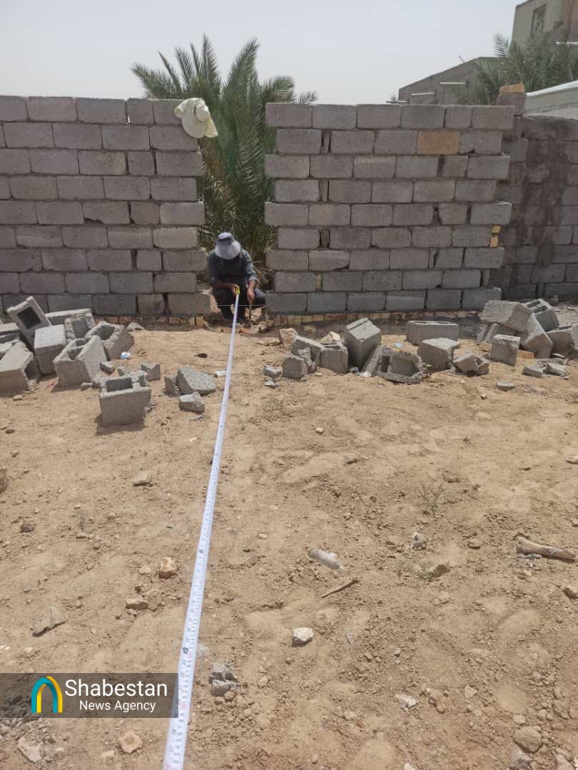 جوانان کانون کمیل مسجدالنبی پای کار ساخت موکب آیت‌الله بروجردی در عراق