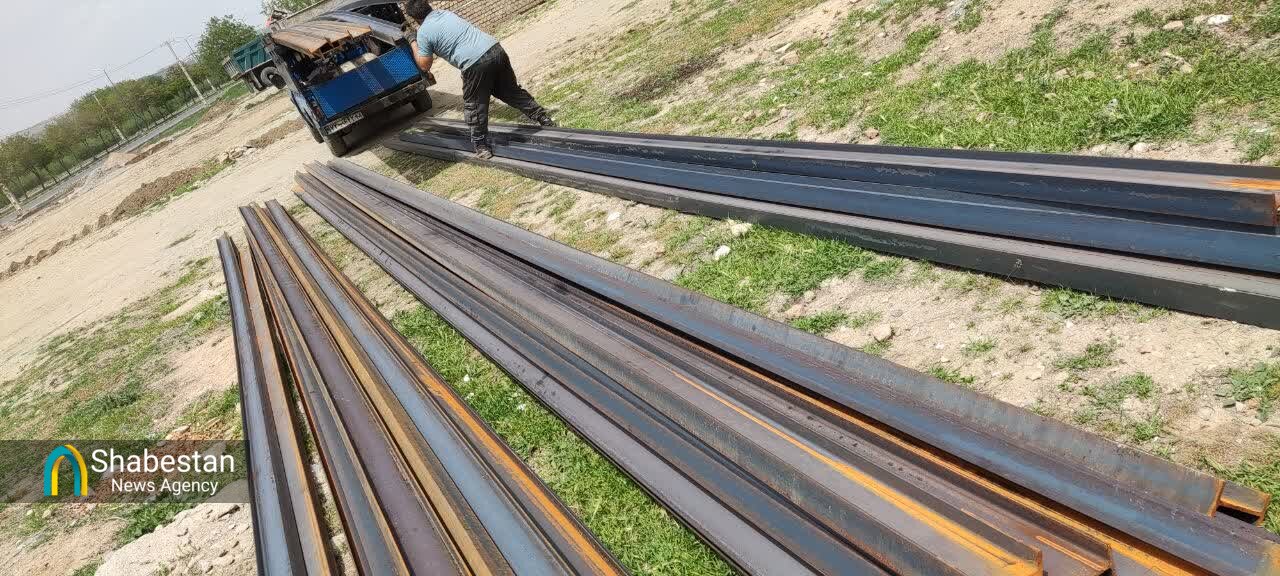 جوانان کانون کمیل مسجدالنبی پای کار ساخت موکب آیت‌الله بروجردی در عراق