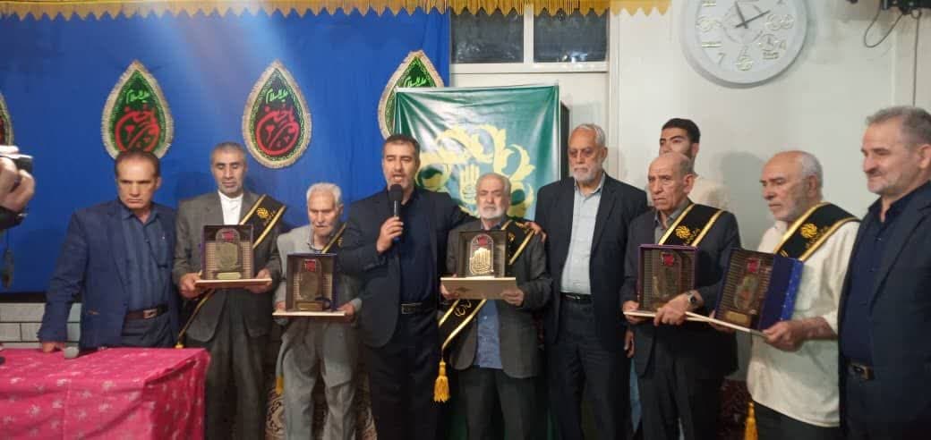 پنج غلام حسینی (ع) جایگاه ولایت خرم آباد تکریم شدند