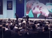 گردهمایی ۸۰۰ نفر از برگزارکنندگان همایش جهانی شیرخوارگان حسینی در حرم رضوی