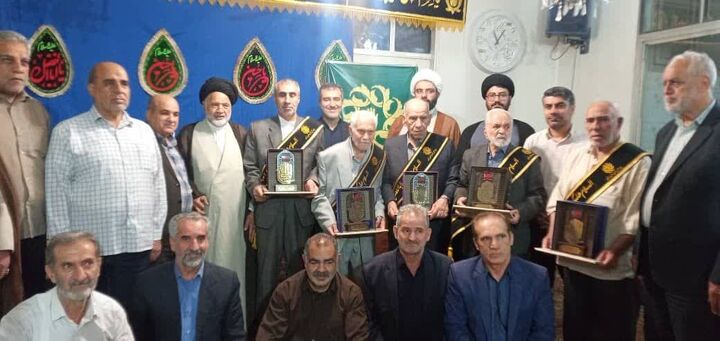 پنج غلام حسینی (ع) جایگاه ولایت خرم آباد تکریم شدند