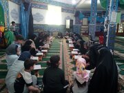 بانوان مسجدی به یاد شهدای خدمت محفل انس با قرآن برگزار کردند