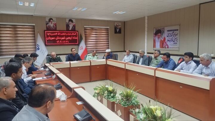 سیروان، پیشانی ورود زائران اربعین